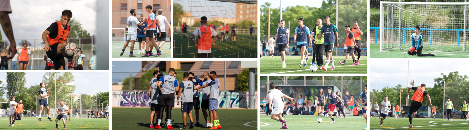 Collage de fotos de fútbol de IF7SPORTS