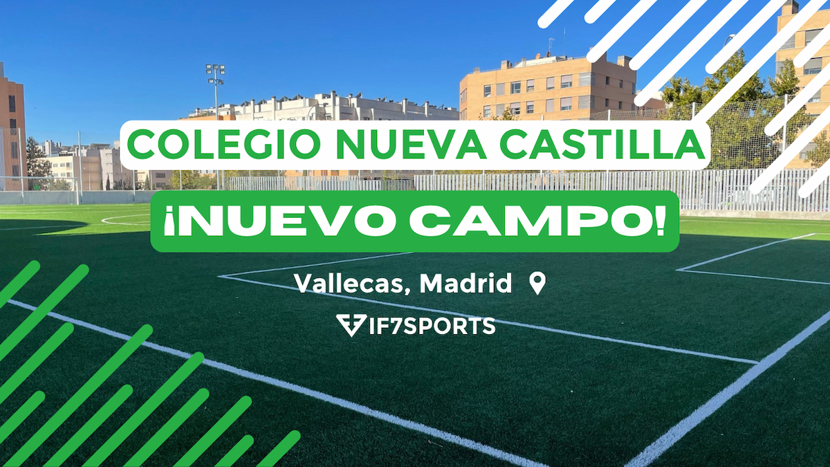 Nouveau terrain disponible : jouez au Colegio Nueva Castilla (Villa de Vallecas)