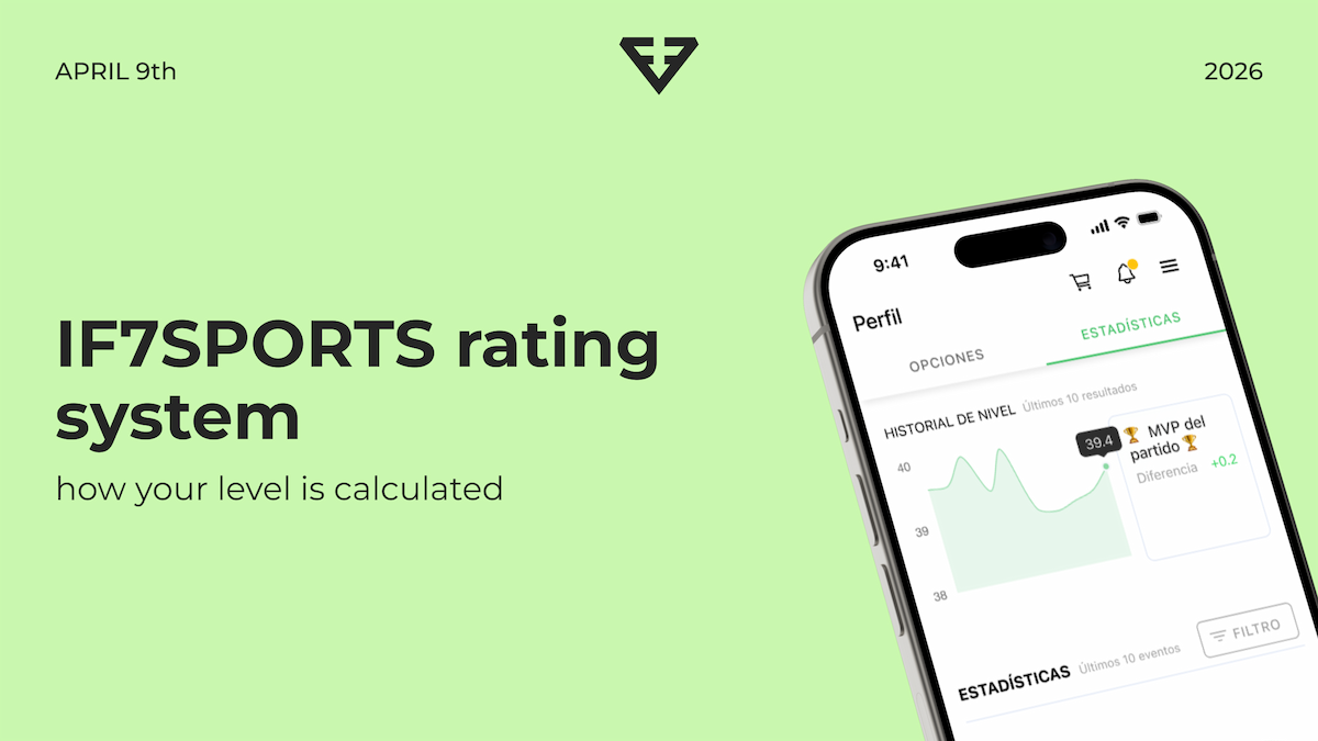 IF7SPORTS level system: how your level is calculated