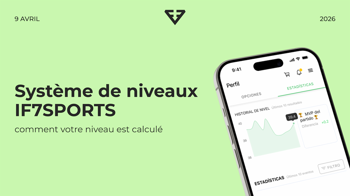 Système de niveaux IF7SPORTS : comment votre niveau est calculé