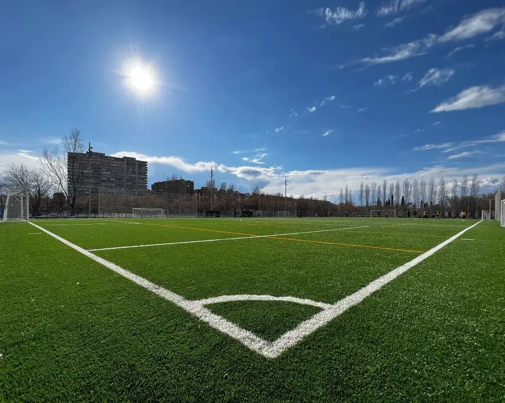 Photograph of a football field from Canal Ocio y Deporte